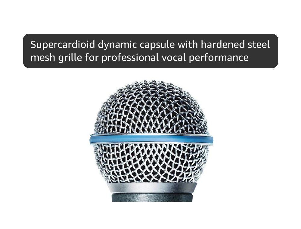 Amazon.com: Shure BETA 58A Vocal Microphone - Single Element